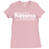 money can't buy you happyness, but hookers and coke don't make me sad Ladies Fitted T-Shirt