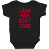 lake hair don't care Baby Bodysuit