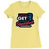 star spangled hammered Ladies Fitted T-Shirt