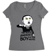 angriest boy in the world Women's Triblend Scoop T-shirt