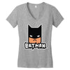 batman Women's V-Neck T-Shirt