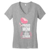 proud mom senior 2018 .. Women's V-Neck T-Shirt