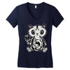 panda (3) Women's V-Neck T-Shirt