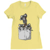 pocket koala bears Ladies Fitted T-Shirt