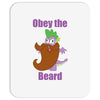obey the beard Mousepad