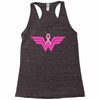 breast cancer wonder woman Racerback Tank