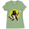 rock cat Ladies Fitted T-Shirt