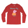 peppa pig mommy pig Long Sleeve Shirts