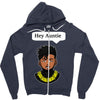 Killmonger Hey Auntie Zipper Hoodie