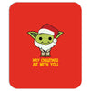 may cristmas be with you yoda Mousepad