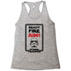 ready fire aim Racerback Tank