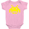 uomo 4 space invaders anni80 vintage videogames Baby Onesie