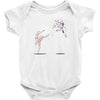 swan kick Baby Bodysuit