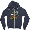 pizzaskull sticker original Zipper Hoodie