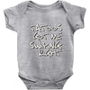tattoos got me swiping right girls Baby Onesie