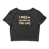 i kiss my dog on the lips Crop Top