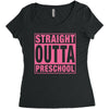 straight outta preschool Women's Triblend Scoop T-shirt