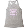 it must be bunnies Racerback Tank