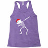 skeleton dabbing christmas Racerback Tank