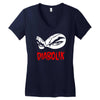 diabolik eva kant Women's V-Neck T-Shirt