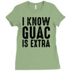 i know guac is extra Ladies Fitted T-Shirt