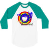 i am not gay, i just like rainbows 3/4 Sleeve Shirt