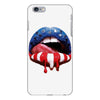 lips  independence day flag america patriotic iPhone 6/6s Plus Case
