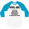 April Girl Hated By Many 3/4 Sleeve Shirt