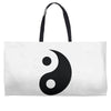 yin yang Weekender Totes