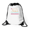 neon sign california Drawstring Bags