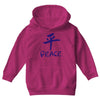peace chinese writing language Youth Hoodie