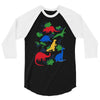 dinosaurs 3/4 Sleeve Shirt