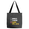 single taken trainin to go super saiyan Tote Bags