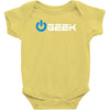geek' (power on button) Baby Bodysuit