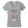 red head unicorn Women's V-Neck T-Shirt