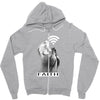 faith animal pray Zipper Hoodie
