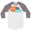 it simple 3/4 Sleeve Shirt