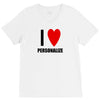 i love personalize V-Neck Tee