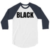 black 3/4 Sleeve Shirt