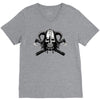 viking skull V-Neck Tee
