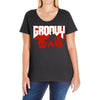 doomy and groovy Ladies Curvy T-Shirt