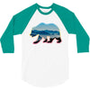 wild bear 3/4 Sleeve Shirt