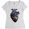 galaxy heart Women's Triblend Scoop T-shirt