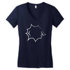 crazy caramel Women's V-Neck T-Shirt