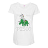 Take Me Tto The Disco Maternity Scoop Neck T-shirt