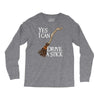 yes i can drive stick Long Sleeve Shirts