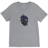 skull modile head V-Neck Tee