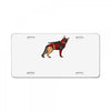 dead shepherd License Plate