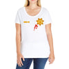 sheriff grimes Ladies Curvy T-Shirt