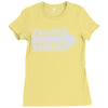 i'm with stupid Ladies Fitted T-Shirt